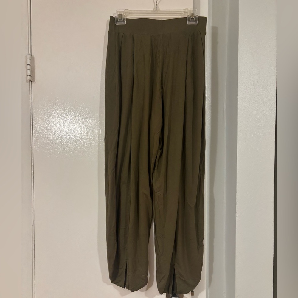 Olive Green Harem Pants by Aodobe - Picture 3 of 5